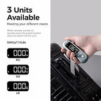 Digital Luggage Scale for Travel (Rock Grey)