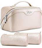 Travel Makeup Bag Organizer Cosmetic Bag (04-B-Sliver)