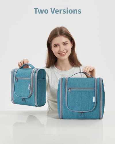 Large Hanging Travel Toiletry Bag for Women (AG-Teal / Large)