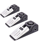Door Stop Alarm (3 Pack / Black)