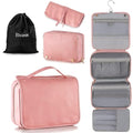 Hanging Travel Toiletry Bag for Women (Cherry Blossom Pink / 1 Pack)