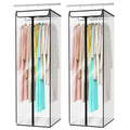 Garment Bags for Hanging Clothes (Clear / 54"-2PCS)