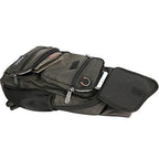 Sling Bag Chest Shoulder Backpack Crossbody Multipurpose Daypack For Men Women Black (Black)