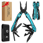 16-In-1 Multi-Tool Pliers, EDC Multitool, Aqua Blue (Aqua Blue)