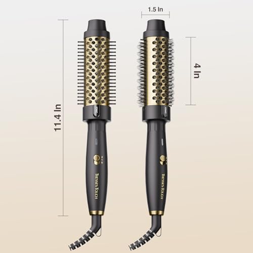 Thermal Brush 1.5" Curling Brush (Gold)
