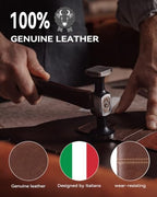 Wallet for Men RFID Blocking Genuine Leather Bifold Wallets (coffee brown)