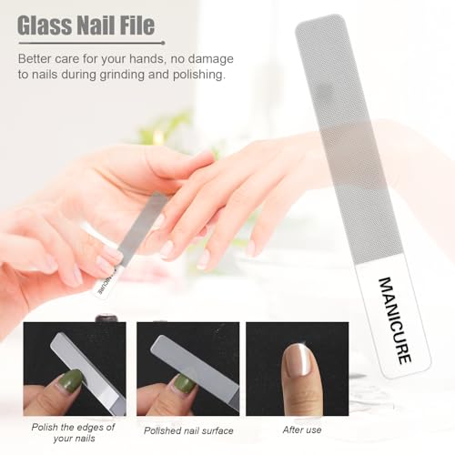 Manicure Set Professional Nail Clippers Pedicure Kit (White)