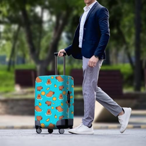 Capybara Suitcase Cover Elastic Luggage Covers for Suitcase Fit 30 (XL(for 30-32 inch luggage) / Capybara)