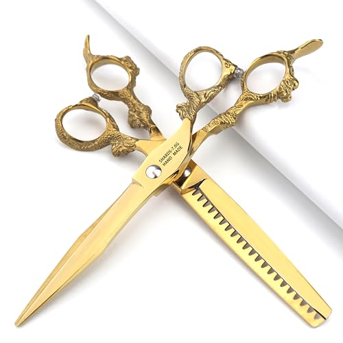 6/7/8/9 inch Scissors Professional Haircut (7 inch-2pc-A) (7 Inch-2pc-a)