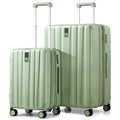 Expandable Hard Shell Luggage Sets (2 Pc Set EXT (20/29) / Bamboo Green)