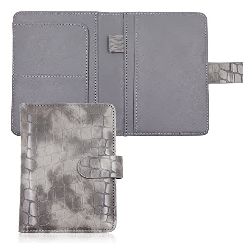 Premium Leather Passport Holder Covers Case (AL-Stone-grey)