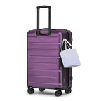 Luggage Sets 2 Piece Suitcase Set Hardshell 20 inch (Dark Purple / 2-Piece Set (20/24))