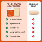 Paper Soap Sheets for Traveling (Orange (Pack of 3))