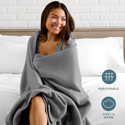 Polar Fleece Blanket (Twin/Twin XL / 05 - Grey)