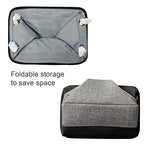 Storage Basket for Organizing (Black&Grey / 3PCS/Medium -13.8Lx9.8Wx6.7H)