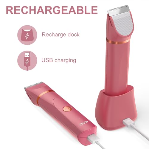 Electric Body Hair Trimmer (Gold and Red)