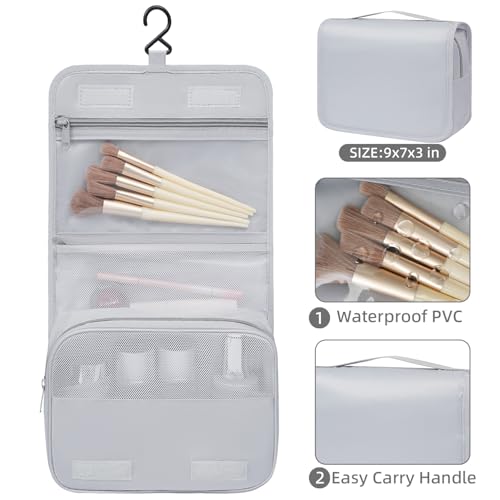 8 Set Packing Cubes Various Sizes Packing Organizer for Travel Accessories Luggage Carry On Suitcase (08-Light Grey / 8 Set-middle Mesh)