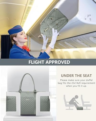 Large Duffle Bag for Travel (04-Sage Green / X-Large)