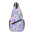 Sling Bag Daisy Flower Pastel Color Hiking Daypack Crossbody Shoulder Backpack Travel Chest Pack for Men Women (B0174)