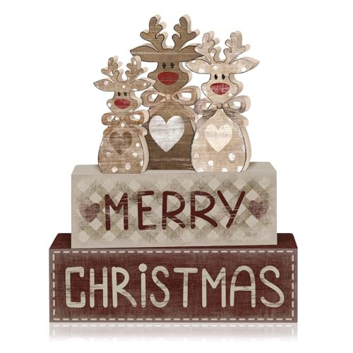 Tiered Tray Decor Set (Reindeer)