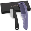 Dandruff Comb with Self (2PC Purple)