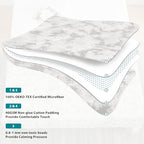 Weighted Blanket (20-grey White Tie Dye / 60" x 80" | 15lbs)