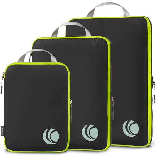 Compression Packing Cubes (Black / 3PCS)
