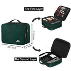 Electronics Travel Organizer (Dark Green / Medium)