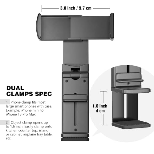 Universal Airplane Phone Holder Mount (Black)