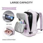 Large Travel Backpack For Women Men (25l / Purple)