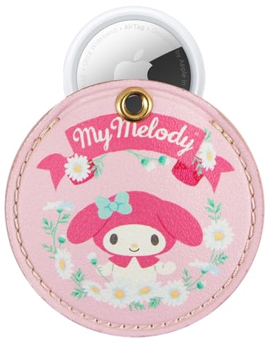 x Sanrio Keychain Case Compatible with Apple AirTag (Floral My Melody)