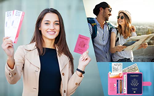 Passport Holder Cover Wallet RFID Blocking (Atrovirens / Passport Covers)