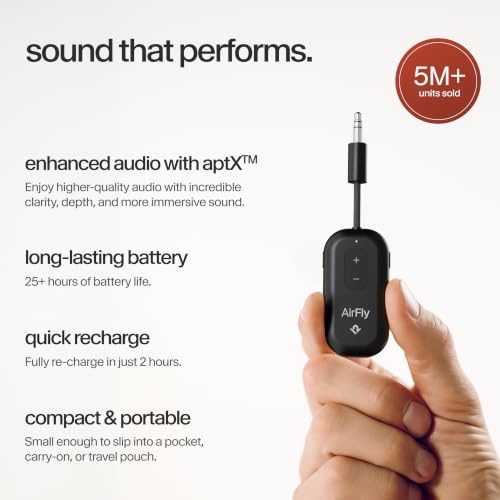 AirFly Pro 2 Bluetooth Adapter (Black / AirFly Pro 2)
