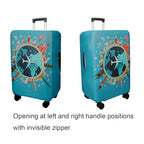Travel Luggage Cover Suitcase Cover Protector Skins 18 (A15 Go Travel / M (for 22--24 inch luggage))