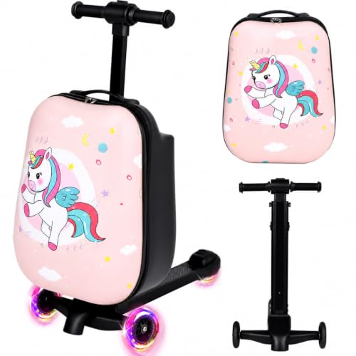 Kids Ride On Luggage (Pink Pony / 22-inch)