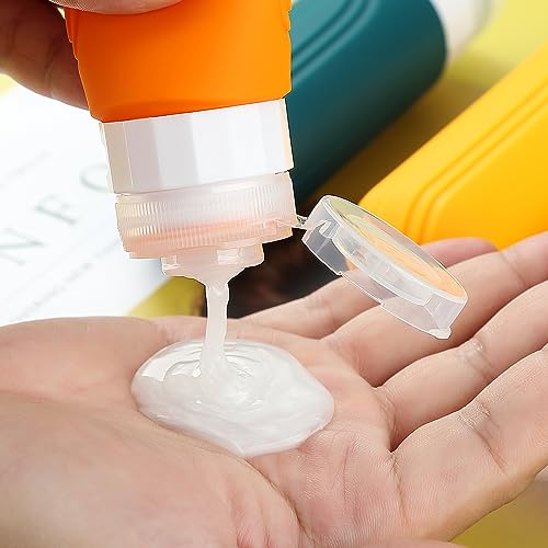 Travel Bottles for Toiletries (Orange)