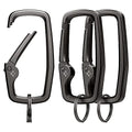 Life Rugged Carabiner Clips (Small / Gunmetal)