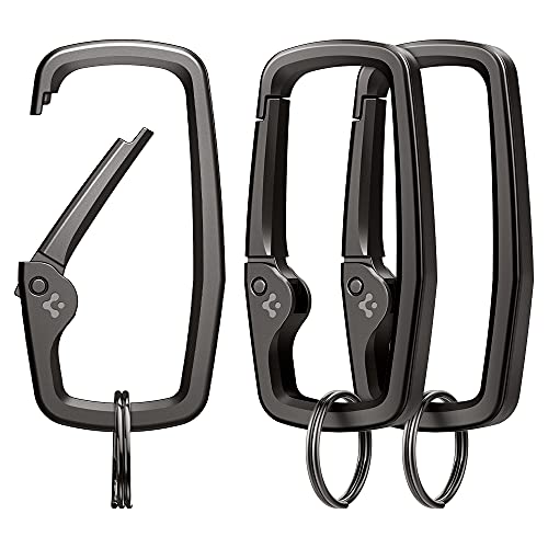 Life Rugged Carabiner Clips (Small / Gunmetal)