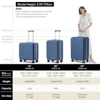 Carry On Luggage (Sapphire Blue / 18-inch)