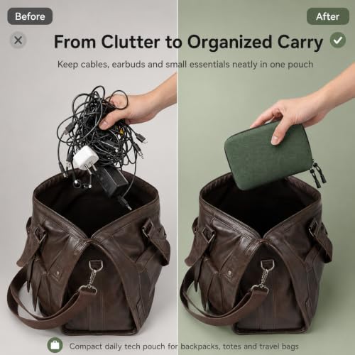 Electronics Travel Organizer (Green)