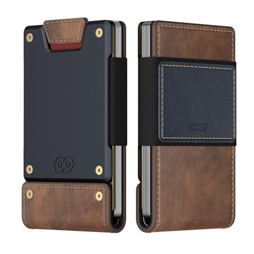 Slim Minimalist Wallets for Men (Classic Brown)