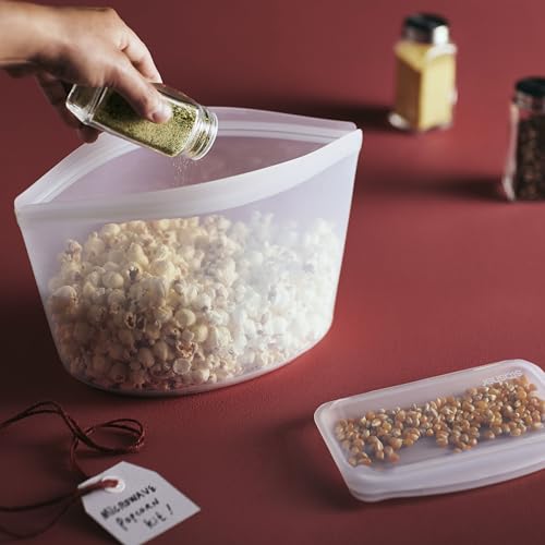 Premium Reusable Silicone Leak (Clear / 8-Cup)