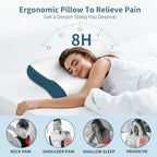 Cervical Pillow for Neck Pain Relief (White)