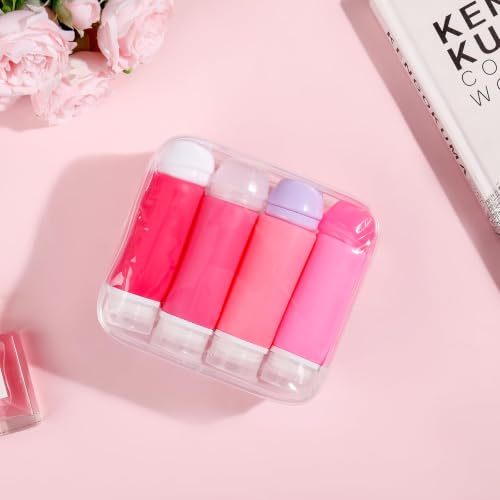 21 Pack Travel Bottles for Toiletries (Pink)