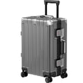 Zipperless Carry On Luggage with Wheels 20 inch Hardshell Suitcase (Gray / Carry-on (20 Inch))