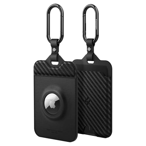 Air Fit Key Card Holder for Tesla with AirTag Slot (Carbon Weave - Airtag Slot)