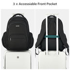 College Laptop Backpack Multi (18 Inch / Black)