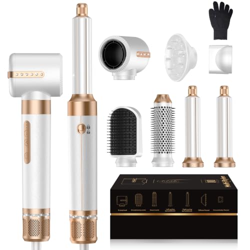 Blow Dryer Brush 7 in ONE (White Gold)