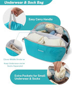 Compression Packing Cubes for Travel (Set of 10 / 10-Blue)