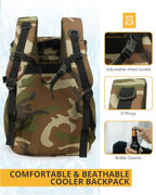 Tactical Backpack Cooler for Men (Camo Green)